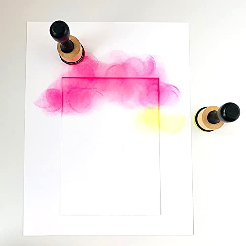 CYFUN DESIGN Ink Paints Mixing Blending Tool Mini Round Foam Refills, for Scrapbooking Craft, Control of Ink Placement, No More Inky Fingers Ink Blending Tool with Spare Pads for Rubber Stamping & Scrapbooking - Image 5